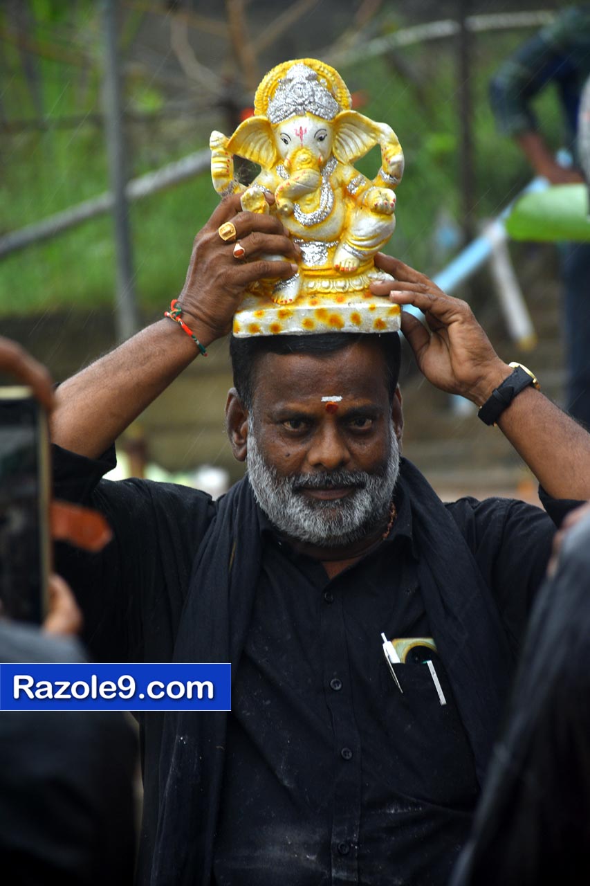 Razole Taluka Ganesh Nimajjanam